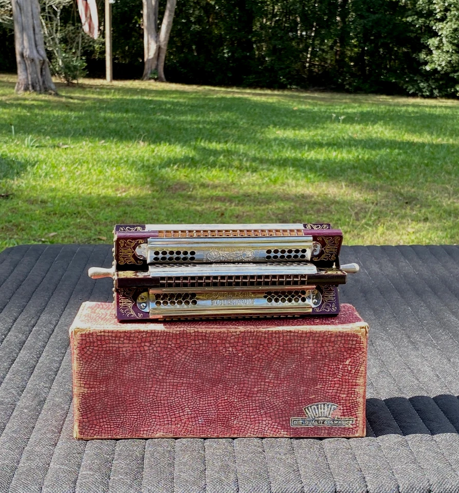 Antique Hohner Harmonica Sextet Tremolo Silberstimmung Extra Feine 1900-1933 - Image 2 of 4