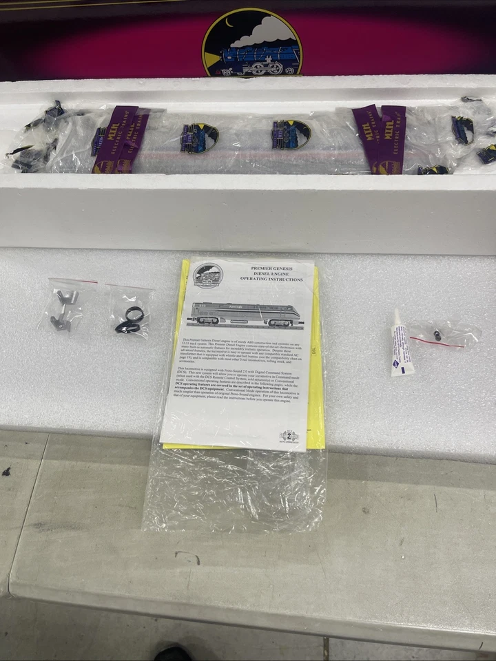 MTH Amtrak O Premier Genesis Engine With Proto-Sound 2.0 20-2230-1 L/N - Image 3 of 4