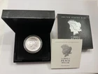 2023 Uncirculated Peace Silver Dollar With OGP And COA .999 Silver!