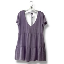 Show Me Your Mumu Cia Mini Dress Violet Short Sleeve Women’s Small