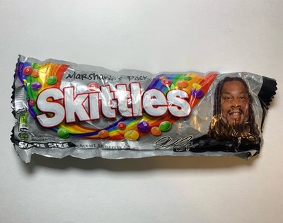 Rare Skittles x Marshawn Lynch Promo Pack   Limited Edition   Unopened