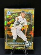 2025 Bowman Draft #BDC-171 Grant Richardson Chrome Gold 1st Sapphire #50/50