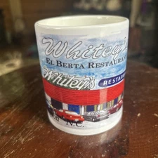 Vtg Whitey's El Berta Restaurant Wilmington N.C Hand Inscribed By Whitey 6-28-54