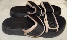 Primark Shoes Womens Size 7 Platform Sandals Double Strap Slides Comforta