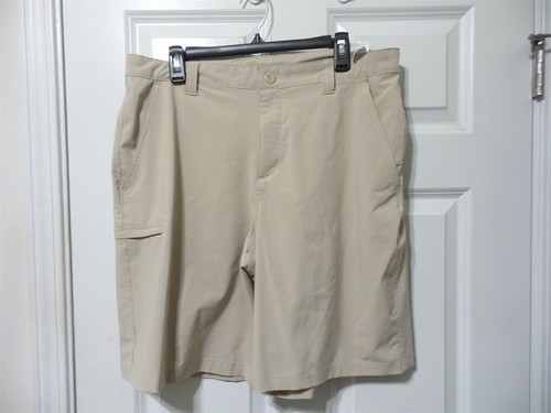 COLUMBIA PFG MEN'S SHORTS KHAKI TAN 36 W 10 L