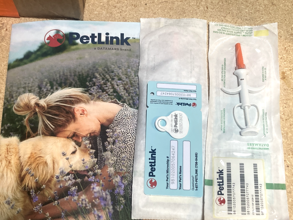 Petlink Microchip by Datamars-identification for dogs and cats