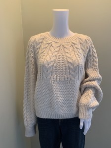 topshop chunky knit jumper in oatmeal