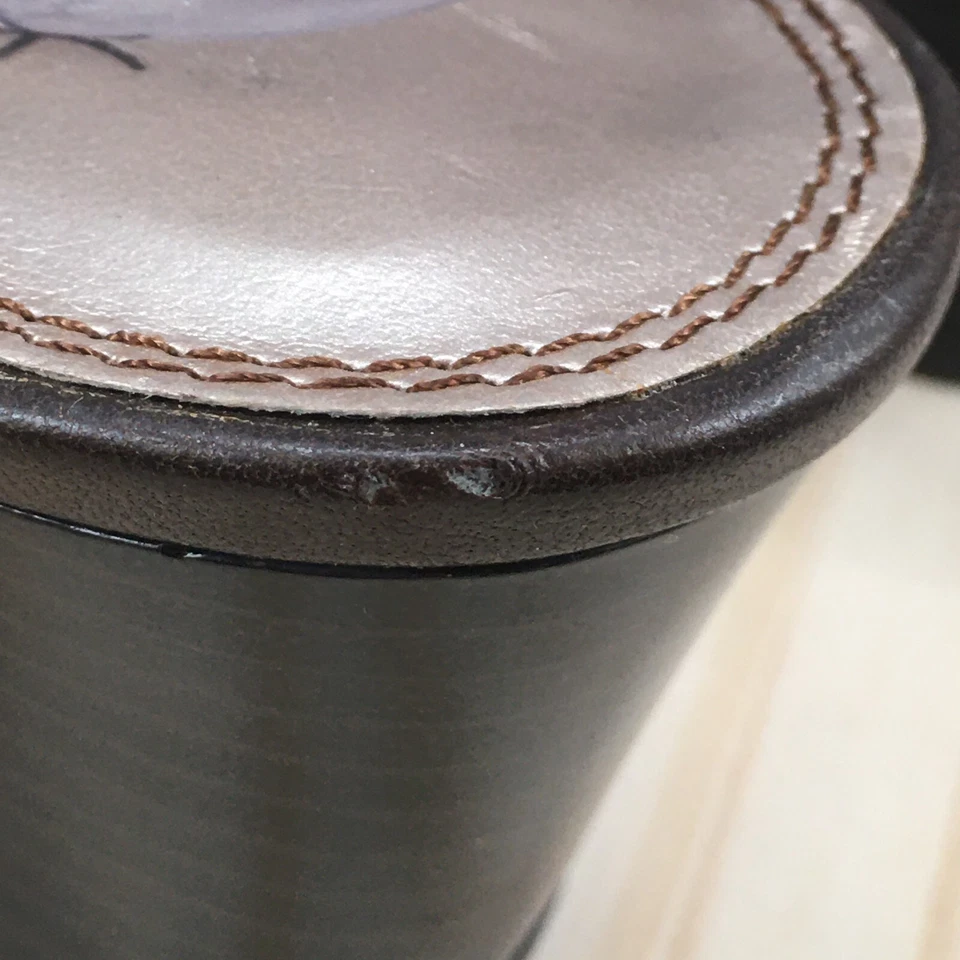 Sandalias Life Stride para mujer 9 M tacón bloque deslizables cuero sintético marrón Foto 4 de 4