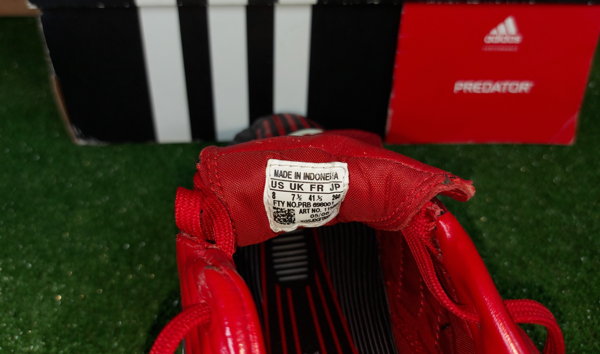 Adidas Predator Absolute SG 2006 Z.Zidane Black boots Cleats Adidas Predator Absolute SG 2006 Z.Zidane Black boots Cleats