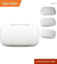 Lightweight White Door Chime with Vented Cover for Superior Sound Quality