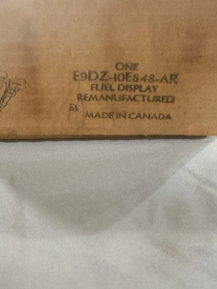 Módulo de pantalla de indicador de combustible digital Reman Ford E9DZ-10E848-AR Taurus 1986-1989 OEM Foto 2 de 4