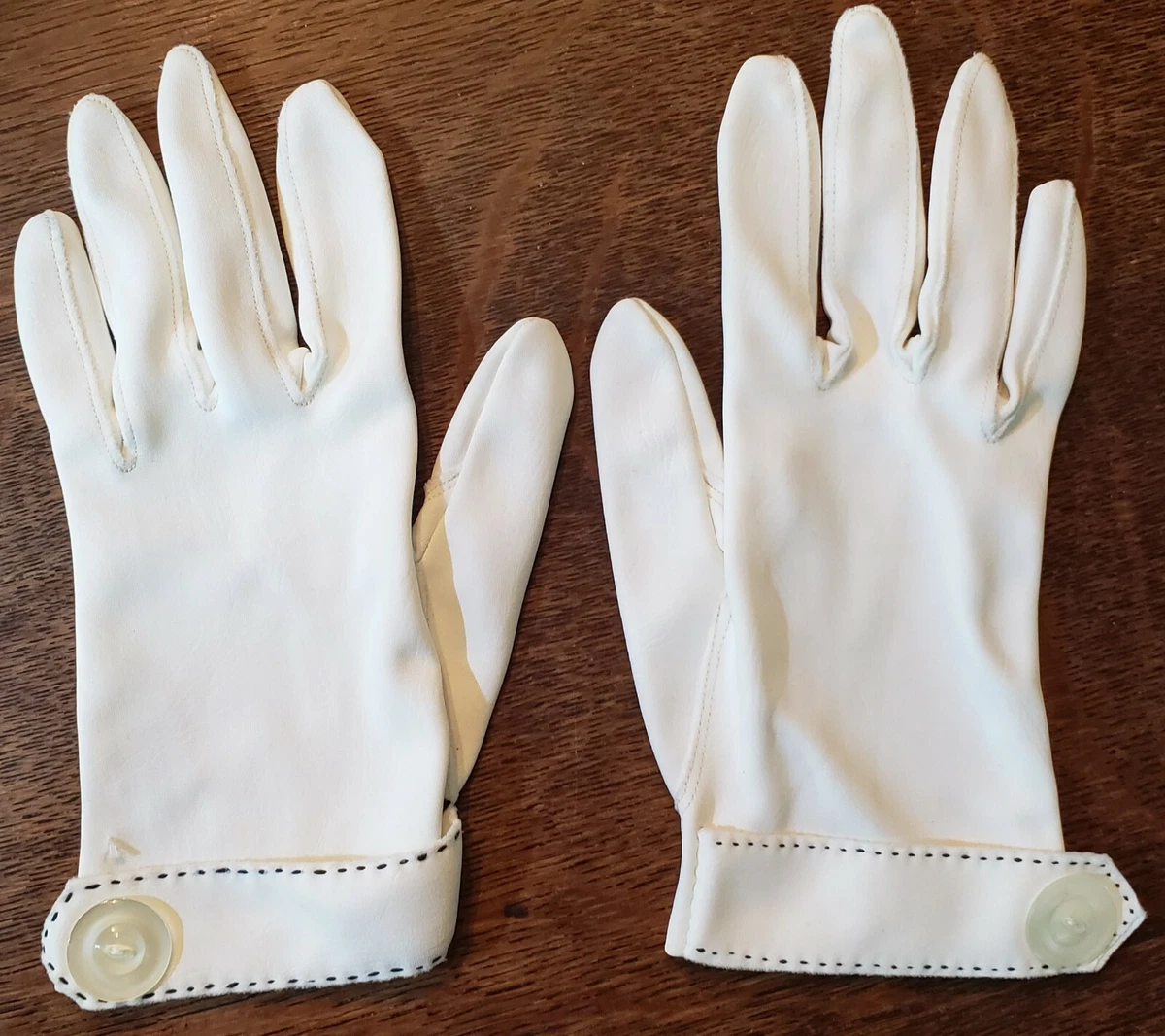 White nylon cheap stretch gloves