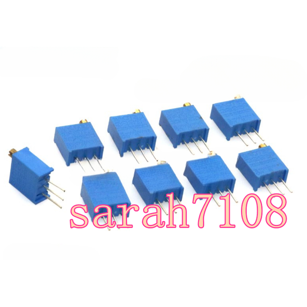トンピリページ #222-2 #170-3 10PCS NEW 3296W Multi-turn Adjustable Potentiometer W203（20K）#CZ