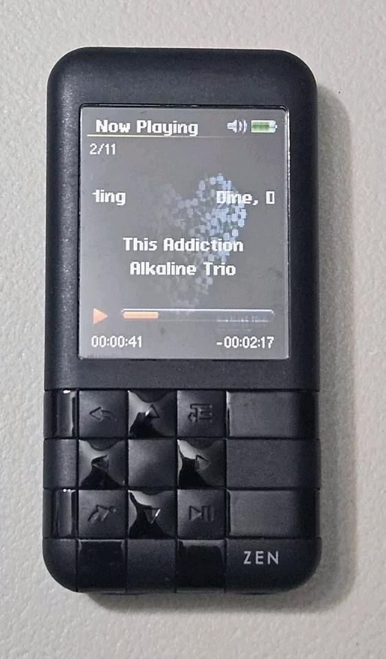 Creative Zen Mozaic EZ300 (4GB) Digital Media MP3 Player Black Tested