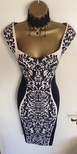 bodycon illusion dress uk