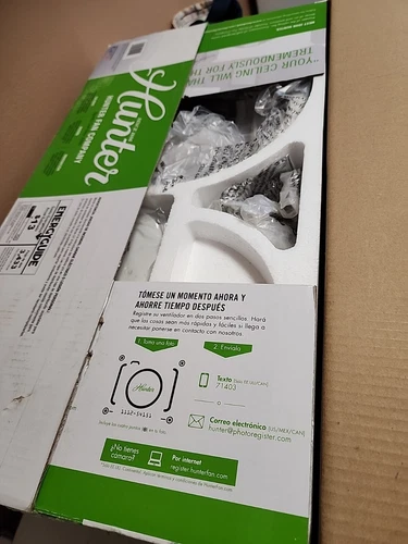 Hunter Loki 52 LED Loki 52" 4 Blade LED Indoor Ceiling Fan - White - Picture 6 of 11