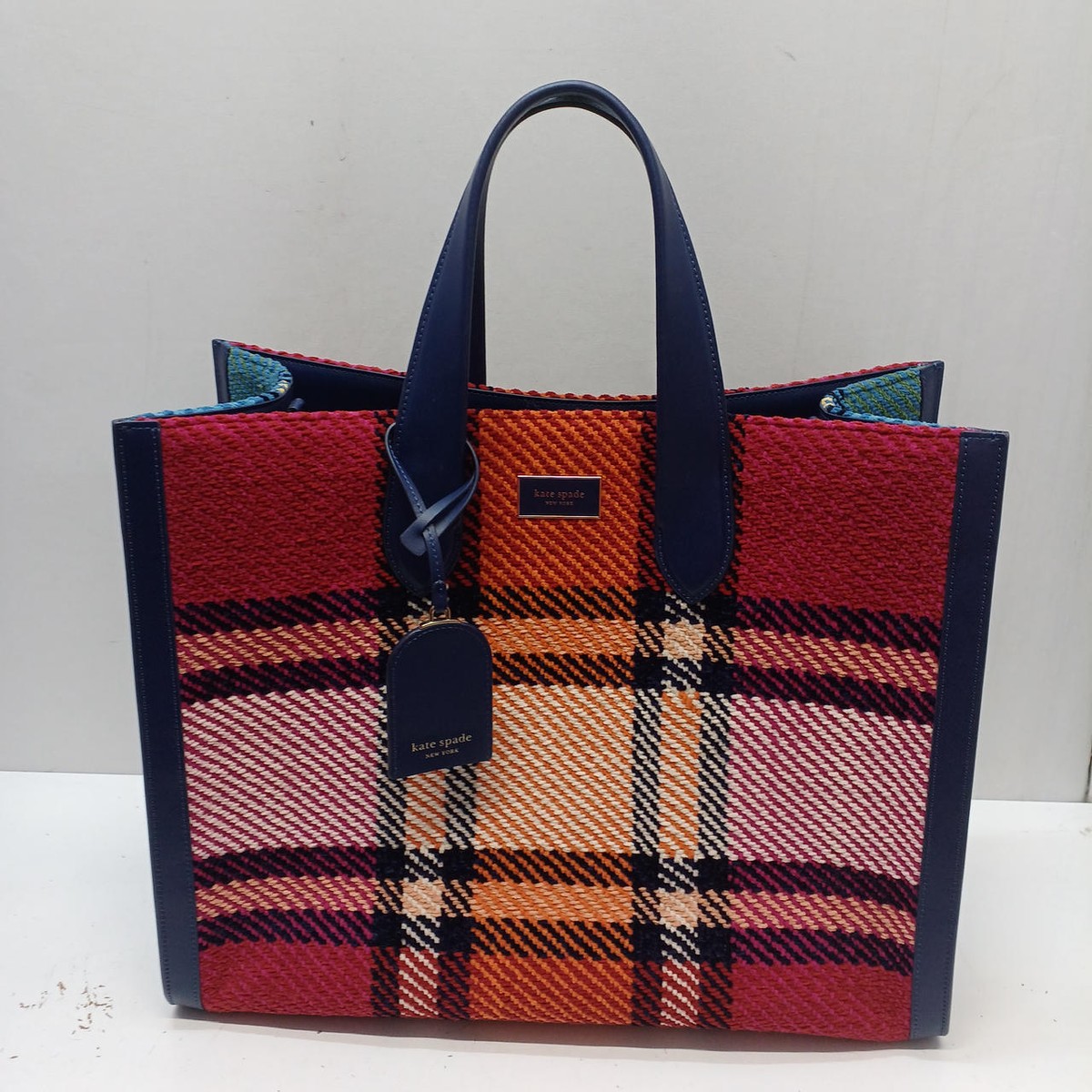 Kate Spade Tweed Large Tote Bag 16.5 inch | eBay