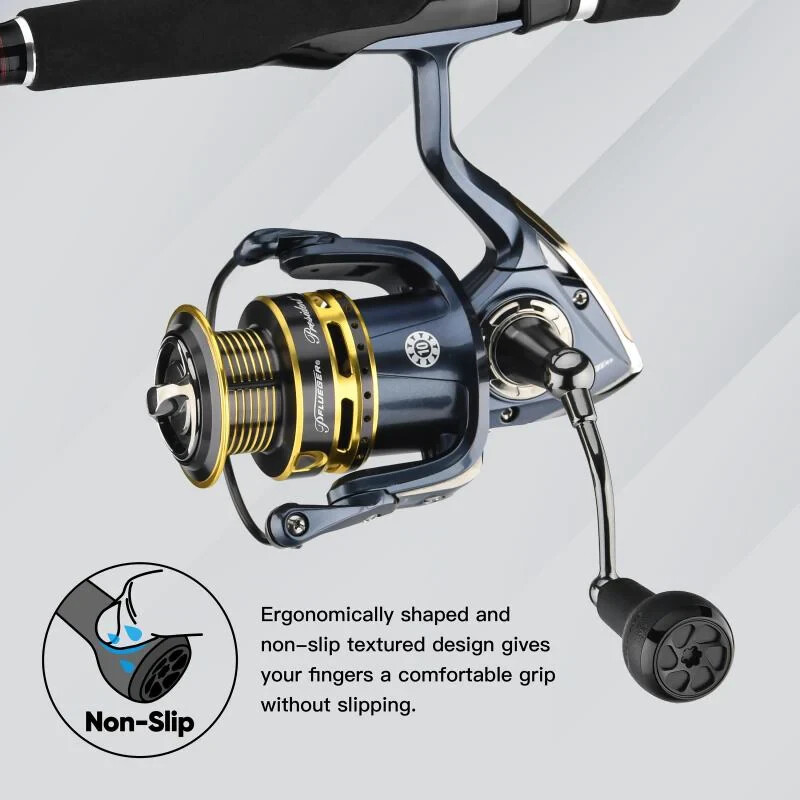 Gomexus Plug&play Power Handle for Pflueger President 25 30 Spinning Reel