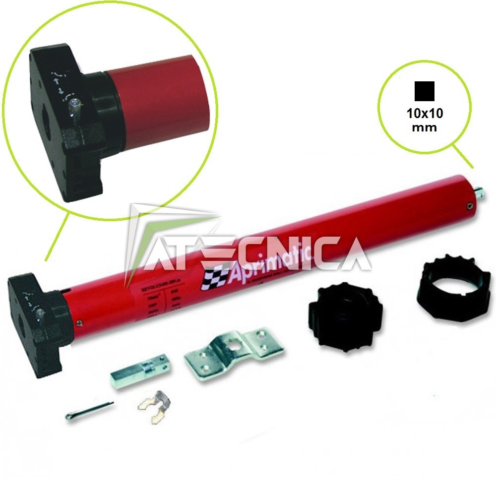 Motore per tende e tapparelle con argano manuale APRIMATIC REVOLUX 45M 50Nm 88Kg