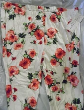 NEW Womens French Laundry Spring Ivory Combo Sz XL Leggings FM11205J9X WA111