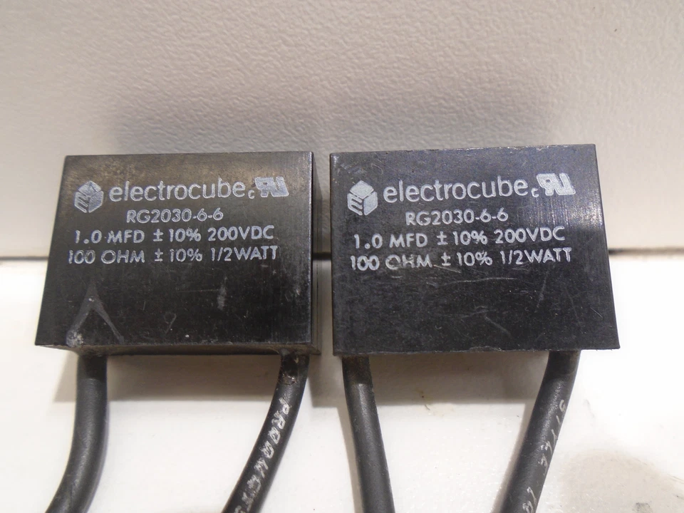 (LOTE DE 2) RESISTENCIAS ELECTROCUBE RG2030-6-6 200VDC 1/2WATT Foto 2 de 4