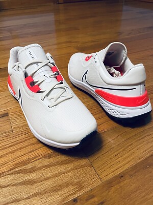 Men's Size 10 Nike React Infinity Pro 2 Golf Shoes (DJ5593-041) Crimson White