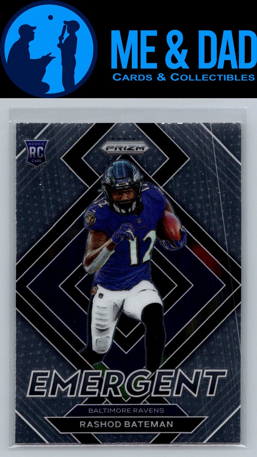 2021 Panini Prizm #E-10 Rashod Bateman Emergent