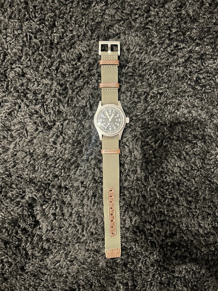 HAMILTON CAQUI MECÁNICO DE CAMPO 38 MM Foto 2 de 4