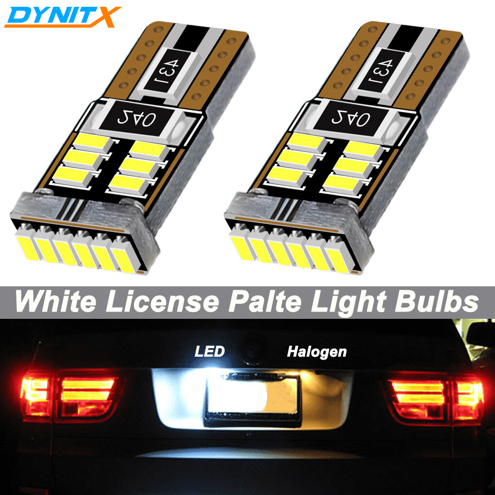 LED License Plate Light Bulb Lamp 6000K Xenon White 158 168 192