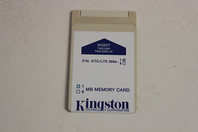 KINGSTON KTC/LTE 386S 1 1MB MEMORY CREDIT CARD COMPAQ LTE 386s/20