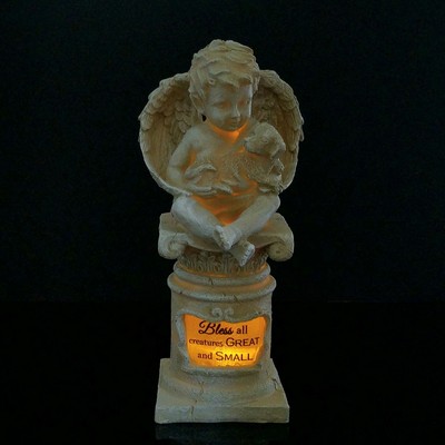 dog memorial solar light