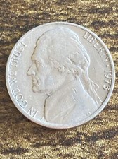 Moneda real de cinco (5) centavos de níquel Jefferson 1973 P TK3062*