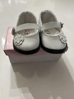 The Queen's Treasures 18 Inch Doll  White Mary Jane Shoes and Shoe Box