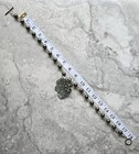 Beaded Necklace 925 Sterling Silver Abalone GrapeVine Leaf AB Crystal Faux Pearl — photo 10