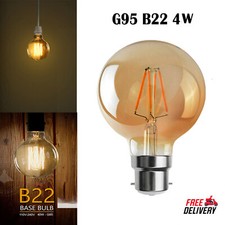 Vintage Filament B22 4W LED Edison Bulb Dimmable Decorative Industrial Lights