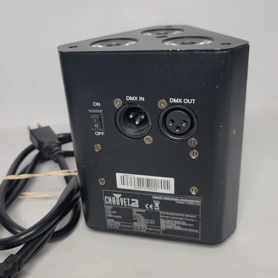 Chauvet DJ EZ Wedge Tri Battery Power Wireless LED Wash Lights - Image 3 of 4