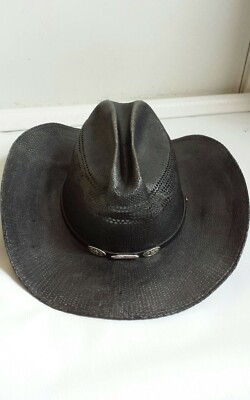 Twinstone Western Style Straw Hat USA 50 X Size 7 1/4 | eBay display picture 3