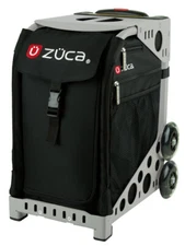 ZUCA Bag Obsidian Insert and Gray Frame w Flashing Wheels Travel