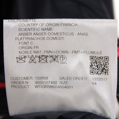 Kired Kiton NWT Tigriv Cashmere Hooded Down Jacket Size 54 (2XL US) In Dark Blue - Picture 15 of 16