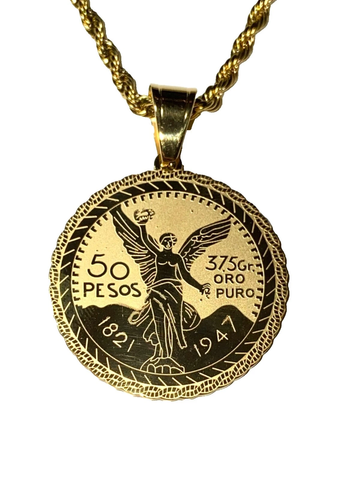 Monedas de cadenas y Collares y colgantes de dinero para De hombre