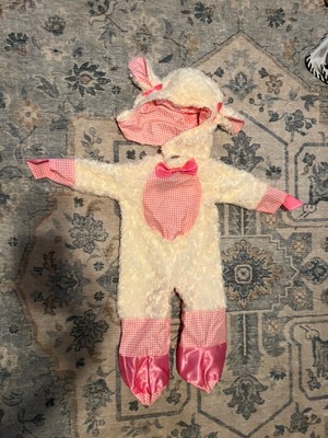 Amscan Unicorn Infant Costume For Newborns 0-6 Months – Magical Pink & White Jumpsuit With Hood And Tail