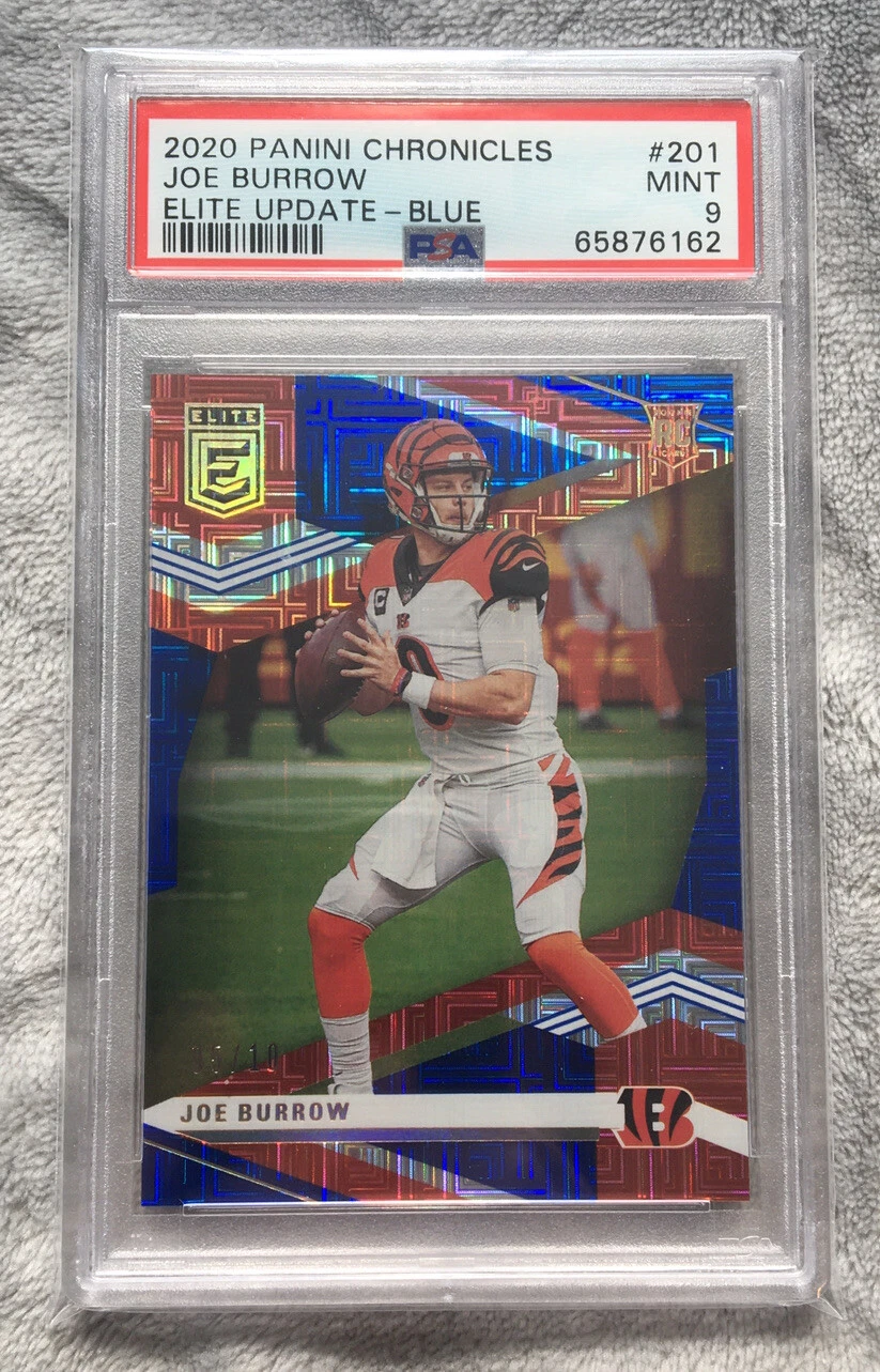Joe Burrow Panini Chronicles Elite Update #201 Blue