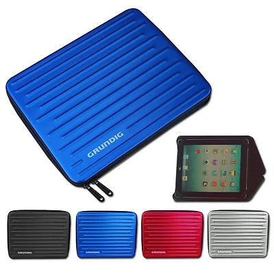 GRUNDIG Aluminium Hard Case für iPad Air 2 Tablet 10" 8,9" Notebook Cover Tasche