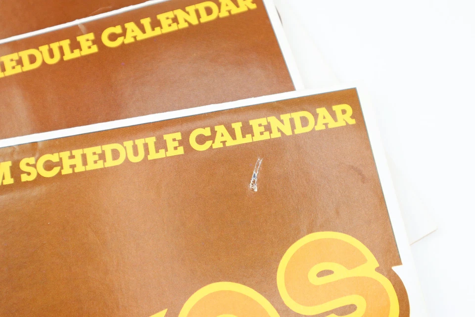 MLB 1984 Padres Team Schedule Calendar - Image 4 of 4
