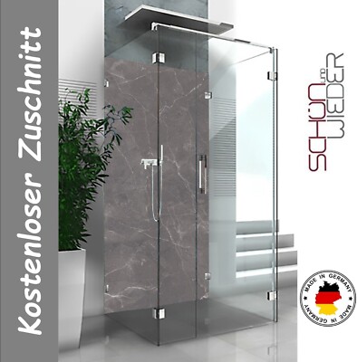 NORILIVING Duschrückwand Fliesenersatz Dusche 100x200 cm Motiv