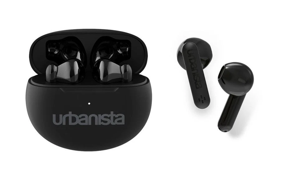 AURICOLARI URBANISTA AUSTIN NERO IPX4 DOPPIO MICROFONO CONTROLLI TOUCH 20 ORE