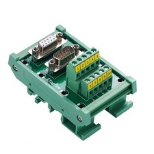 DB9 D-SUB Din Rail Mount Interface Module RS232 Serial 9Pin Port Terminal