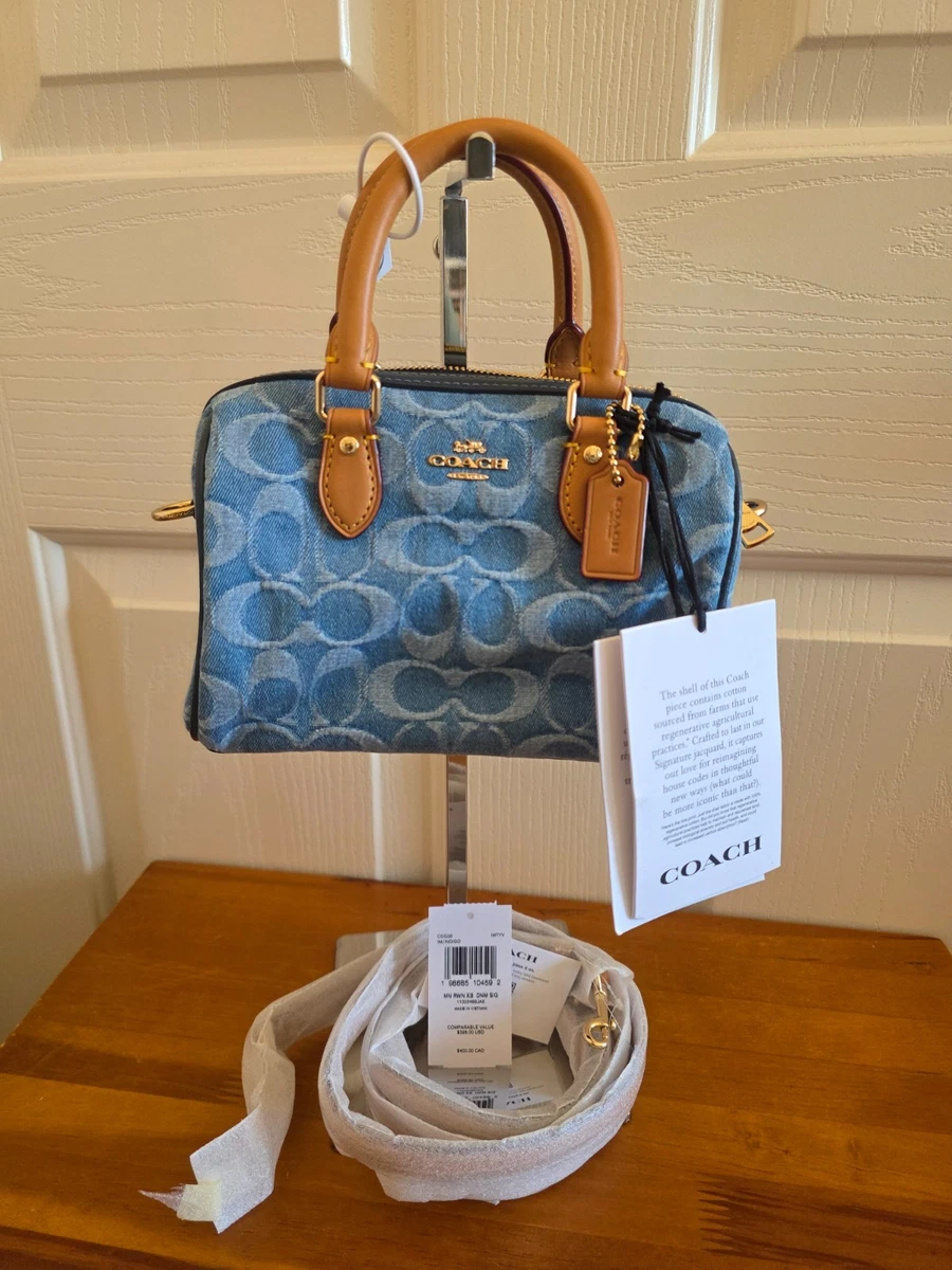 25+ Coach Denim Exterior Mini Bags & Handbags for Women for sale