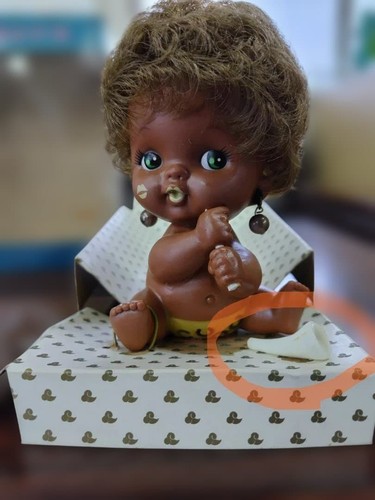 Showa Retro Takara Oni Soft Vinyl Doll Mascotte Doll con scatola originale - Foto 9 di 12