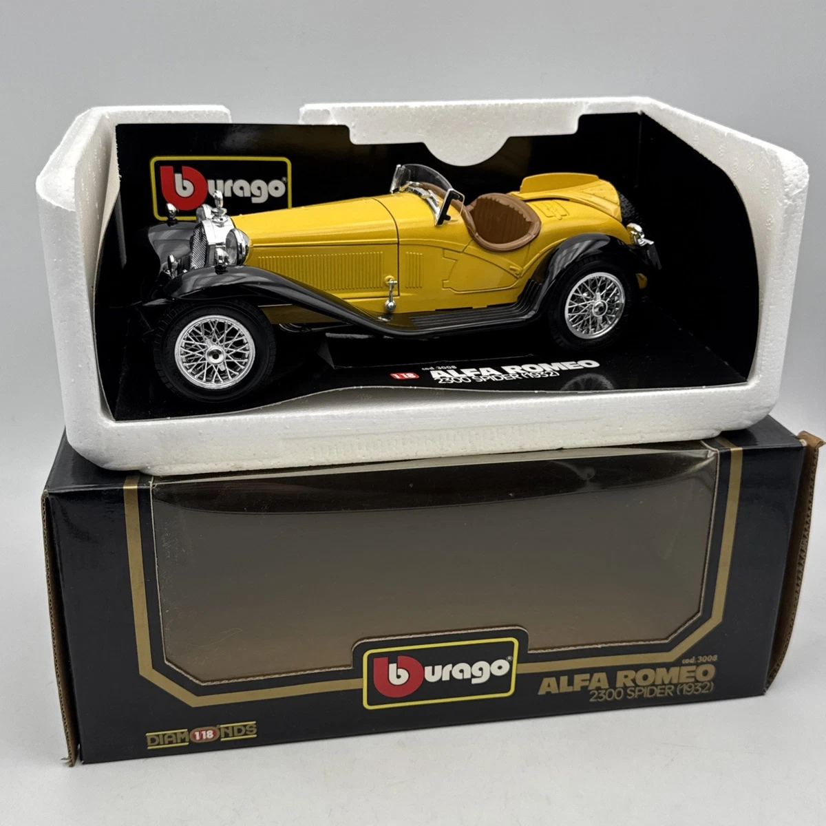 Phare Avant Gauche Miniature 1/18 Pour Alfa Romeo 2300 Monza 1934 - Occasion, Burago